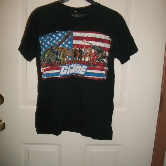 G.I. Joe black multi-color t shirt size S - Picture 6 of 6